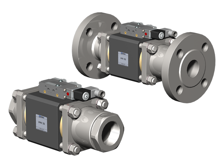 VMK/VFK50 - DN50, PN64/100 BAR, 2 BSP/NPT/FLANGE, NF/NA