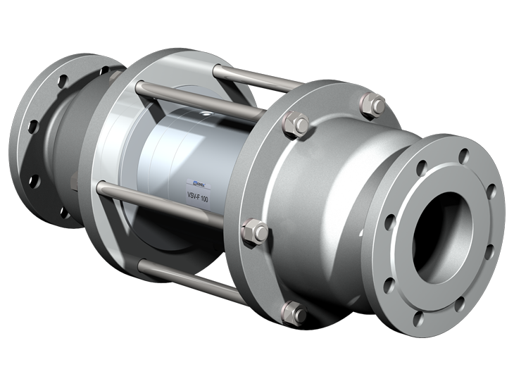 VSV-F 100 - DN100, PN16/40 BAR, 4 FLANGE, NF/NA