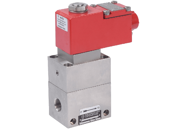 2 VIAS NF POPPET DP=5 A 400 BAR 1/4 - 1/2POL. LIQ. E GASES