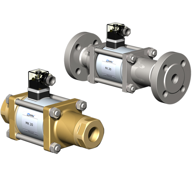 MK/FK20 - DN20, PN16/40/64/100 BAR, 3/4 @ 1.1/4 BSP/NPT/FLANGE, NF/NA, 24,110,220 V DC OU AC
