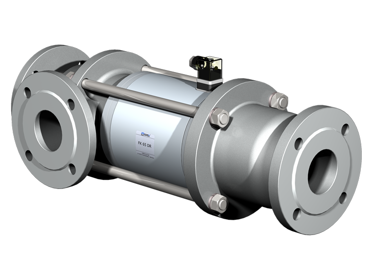 FK65 DR - DN65, PN16, 2.1/2 FLANGE, NF/NA, 24,110,220 V DC OU AC