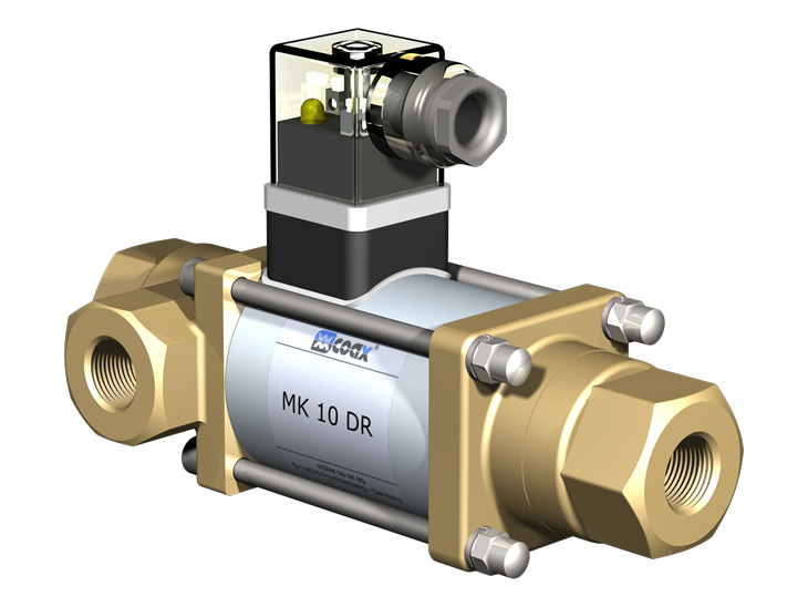MK10 DR - DN10, PN16/25 BAR, 1/4 @ 3/4 BSP/NPT, 24,110,220 V DC OU AC