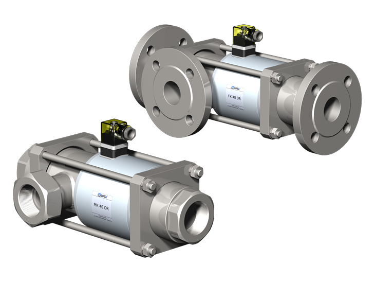 MK/FK40 DR - DN40, PN16 BAR, 1.1/2 @ 2 BSP/NPT/FLANGE, NF/NA, 24,110,220 V DC OU AC