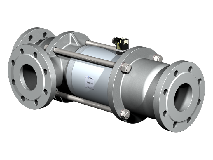FK80 DR - DN80, PN16, 3 FLANGE, NF/NA 24,110,220 V DC OU AC